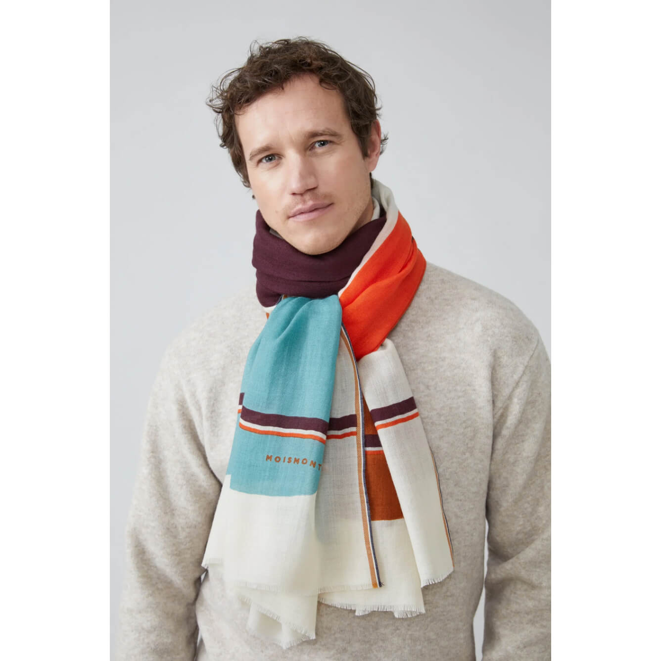 Foulard laine "Nino" N°807 - Poppy