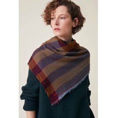 Grand carré laine et cachemire "Phenix" N°854 - Taffeta
