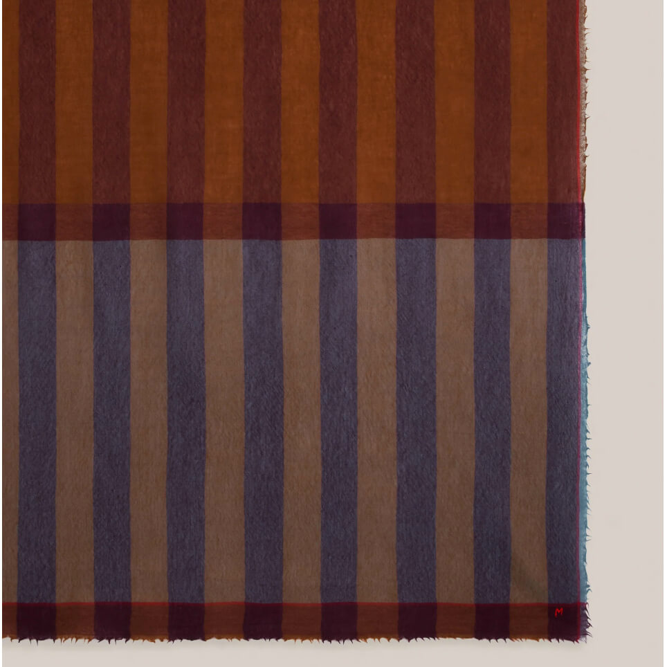 Grand carré laine et cachemire "Phenix" N°854 - Taffeta