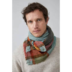 Grand foulard "Maddy" N°687 laine & cachemire - Spice