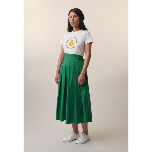 Jupe "Paulette Poplin" - Green