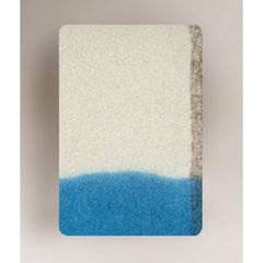 Plaid "83" laine Dip dye - Café/bleu