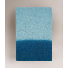 Plaid "83" laine Dip dye - Mocha/bleu