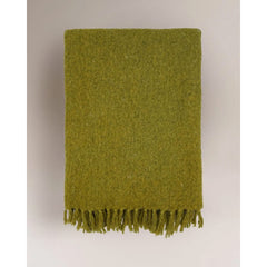 Plaid "83" laine Dip dye - Olive/ciel