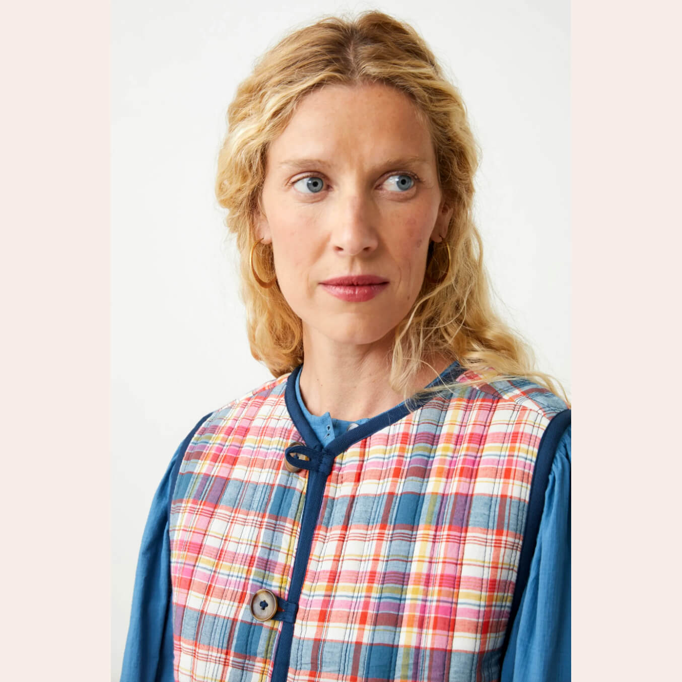 Gilet matelassé "Annie" - Secret checks
