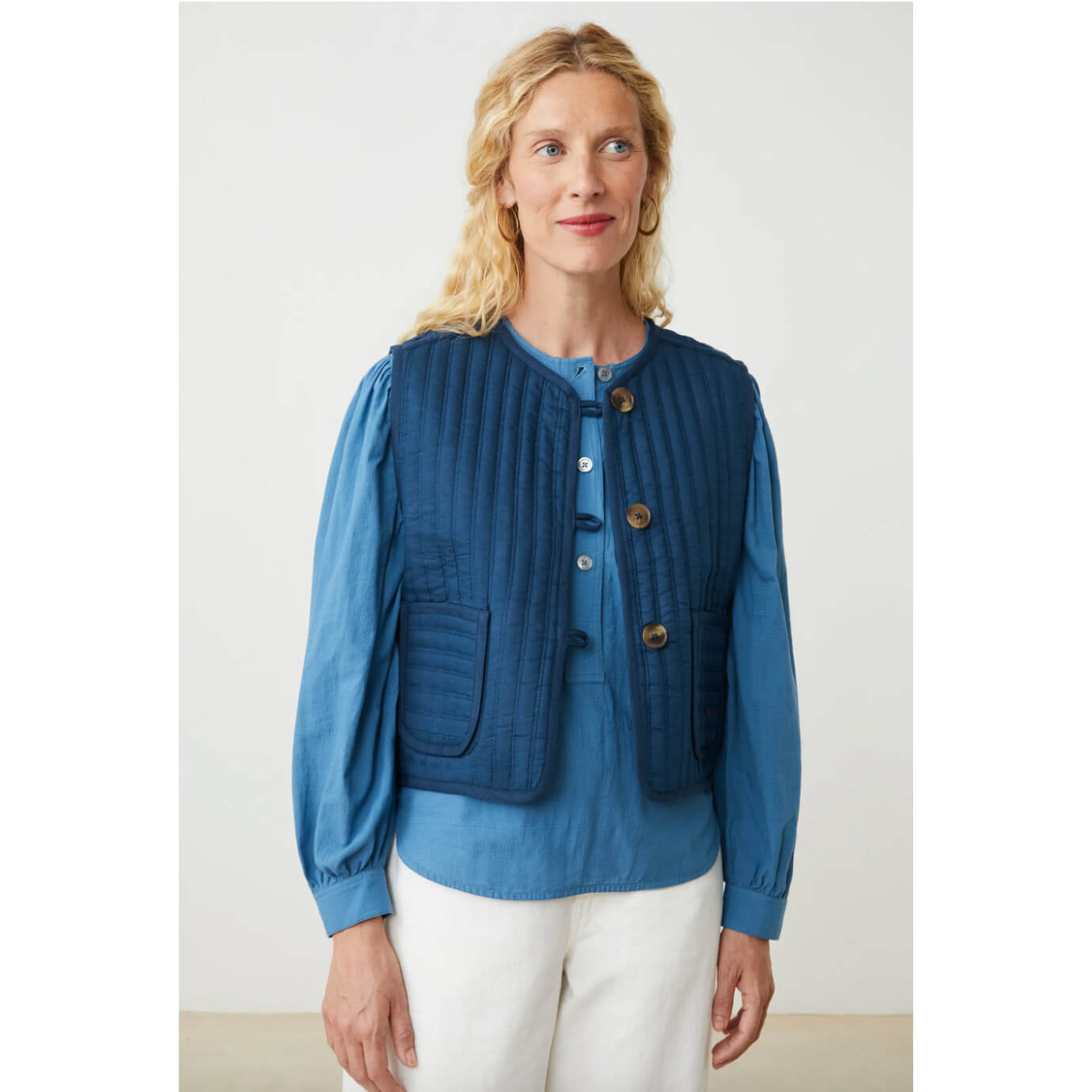 Gilet matelassé "Annie" - Secret checks