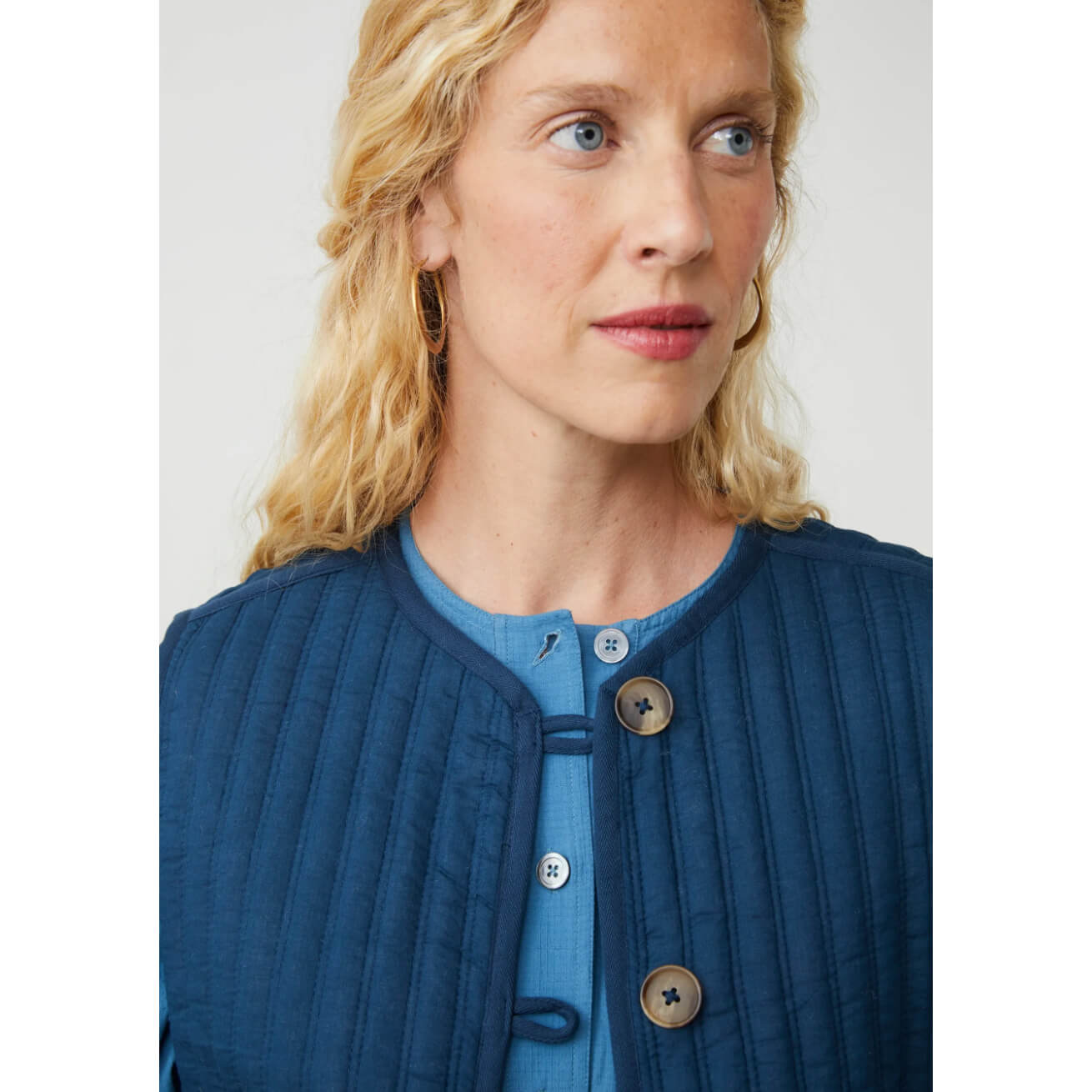 Gilet matelassé "Annie" - Secret checks