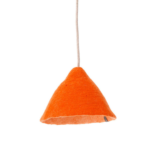 Abat-jour feutre "Tipi Small" - Pur orange