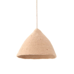 Abat-jour feutre "Tipi Small" - Nude
