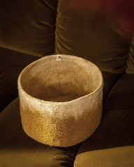 Rangement calebasse en feutre S - Bronze/naturel