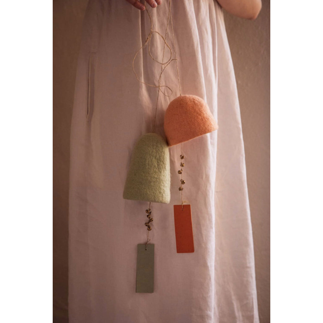 Cloche "Rustic" feutre - Blush