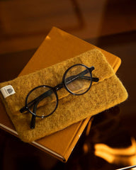 Etui à lunettes feutre - Bronze
