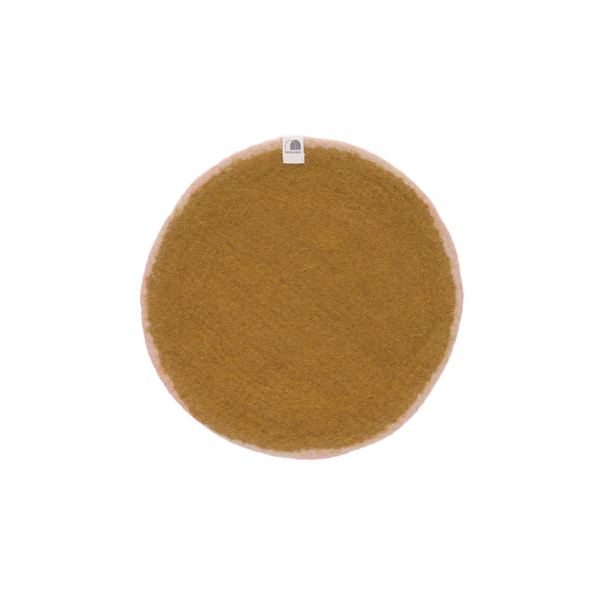 Pastille feutre M - Bronze/rose poudré