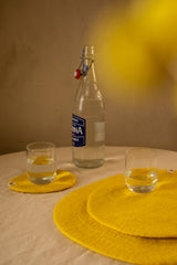 Pastille feutre L - Citron