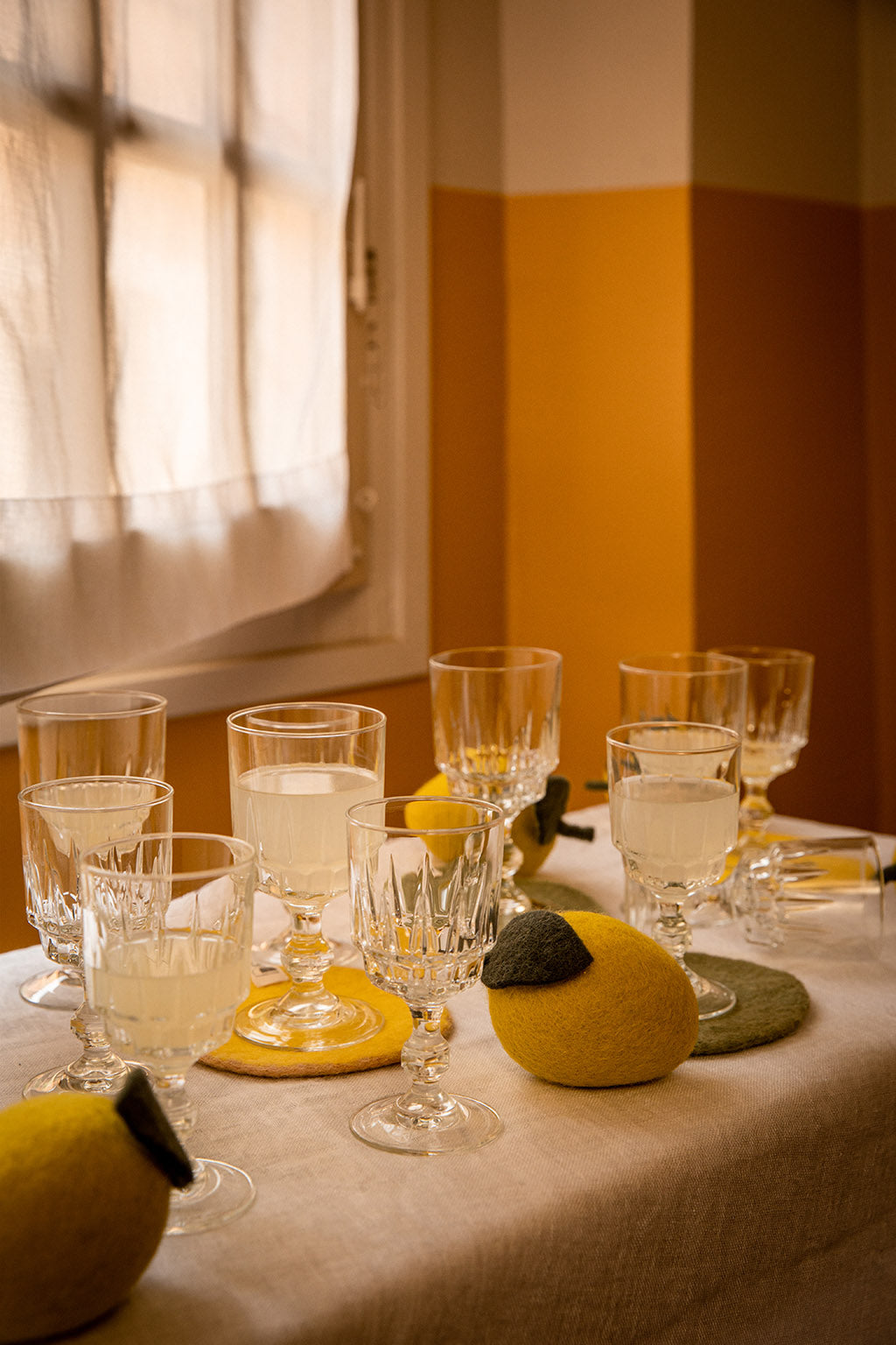 Pastille feutre S - Citron