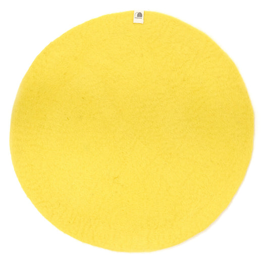 Pastille feutre L - Citron