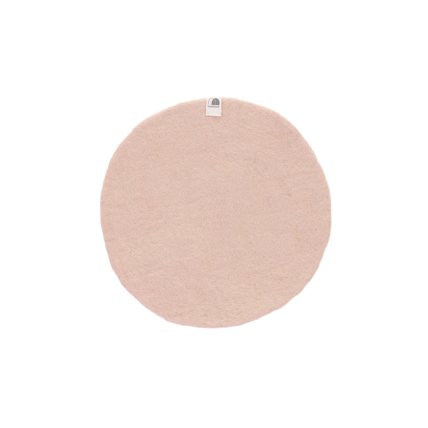 Pastille feutre M - Rose poudré