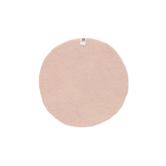 Pastille feutre M - Rose poudré