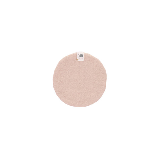 Pastille feutre S - Rose poudré