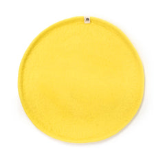 Plateau décoratif en feutre "Plato rond" L - Citron