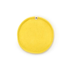 Plateau décoratif en feutre "Plato rond" S - Citron