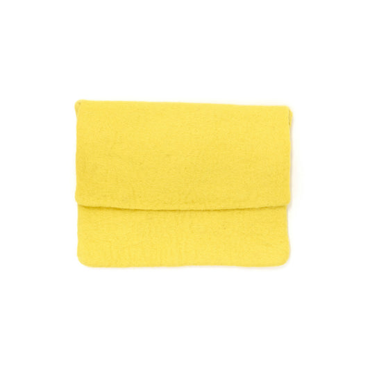 Pochette tablette feutre - Citron