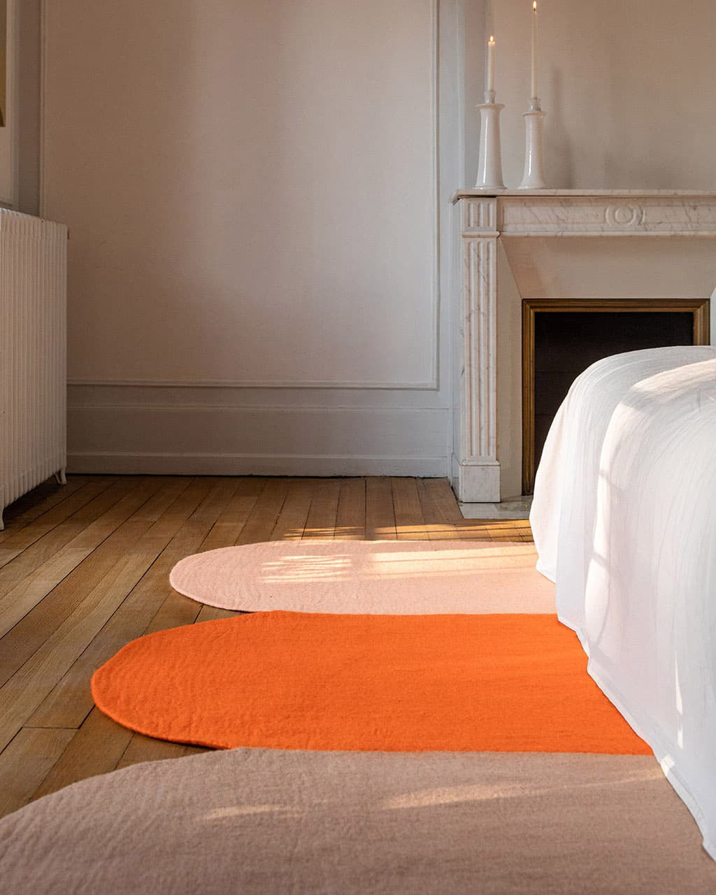 Tapis "Pop" laine 140x240 - Abricot/Nude/Blush
