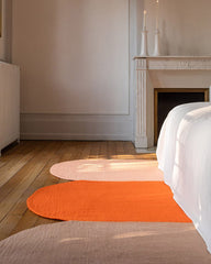 Tapis "Pop" laine 140x240 - Abricot/Nude/Blush