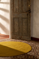 Tapis "Kali" laine Ø150 - Pistache