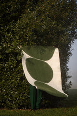 Tapis "Nadi" laine 120x160 - Olive/naturel