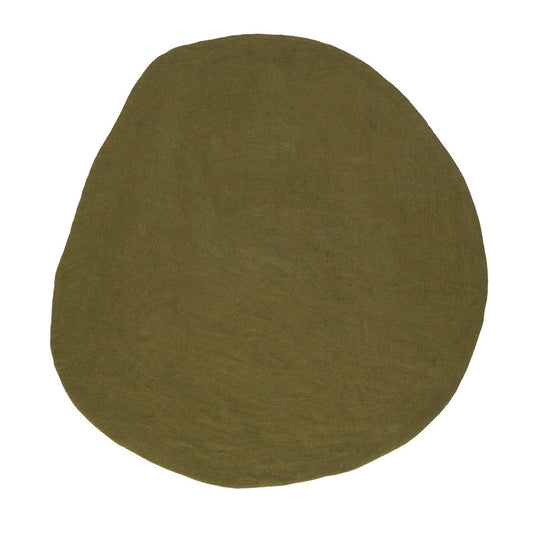 Tapis "Pebble" laine 200x180 - Mousse