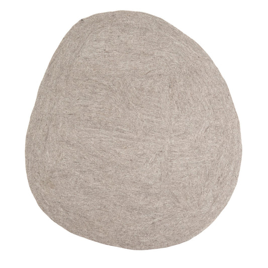 Tapis "Pebble" laine 200x180 - Pierre