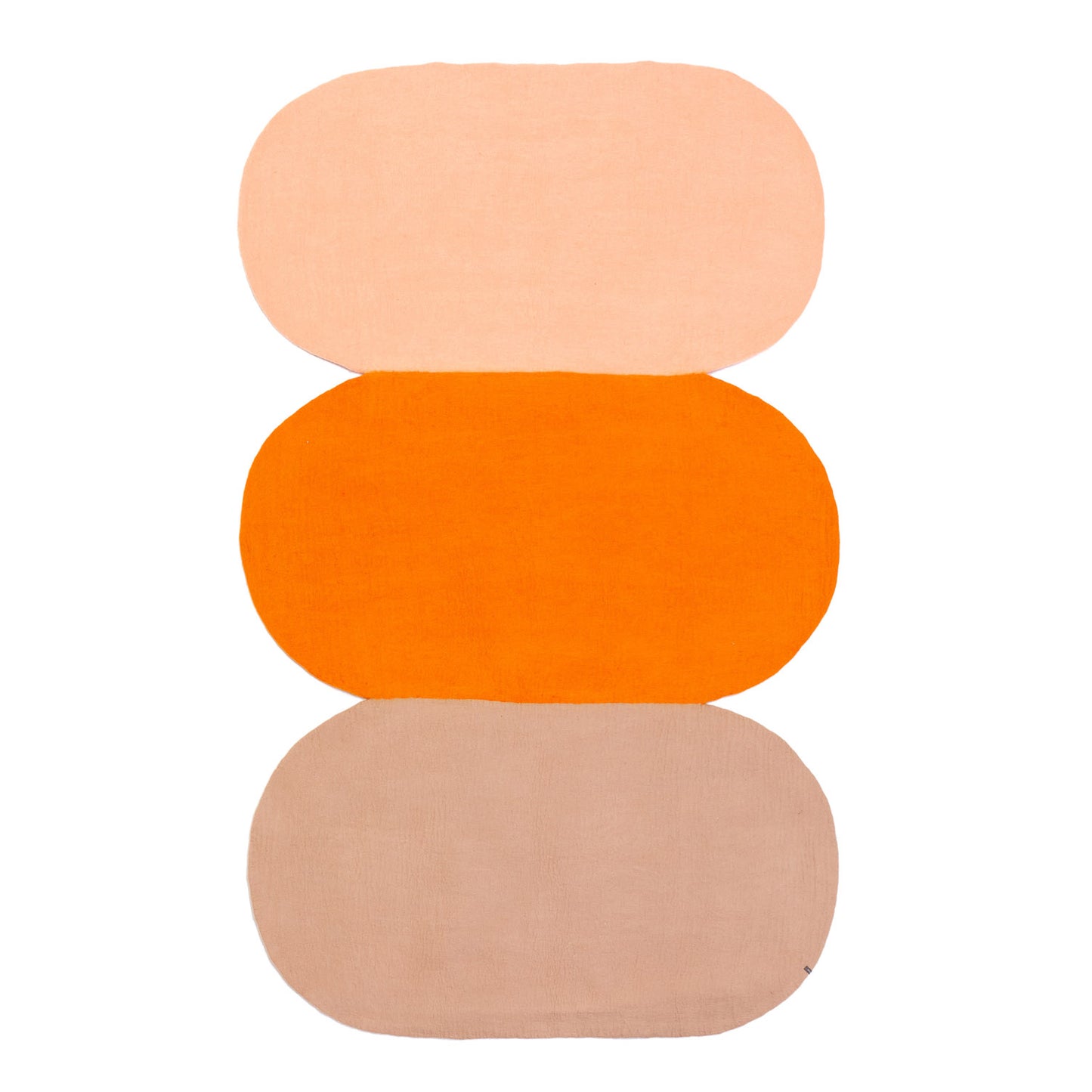 Tapis "Pop" laine 140x240 - Abricot/Nude/Blush