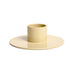 Bougeoir métal laqué - Sable