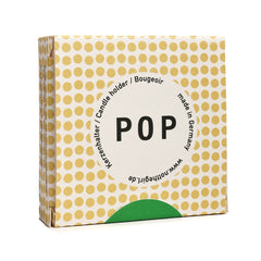 Bougeoir "Pop" métal laqué - Fresh green