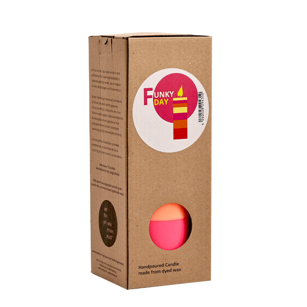 Grande bougie "Funky day"