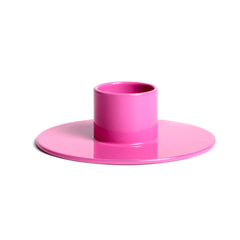 Bougeoir "Pop"métal laqué - Pop pink
