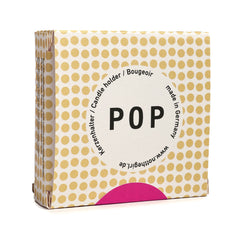 Bougeoir "Pop"métal laqué - Pop pink