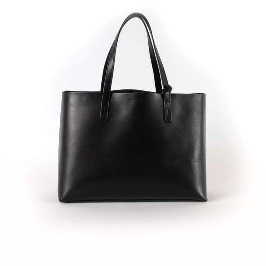 Cabas XL "Sam shopper" cuir - Noir
