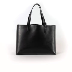 Cabas XL "Sam shopper" cuir - Noir
