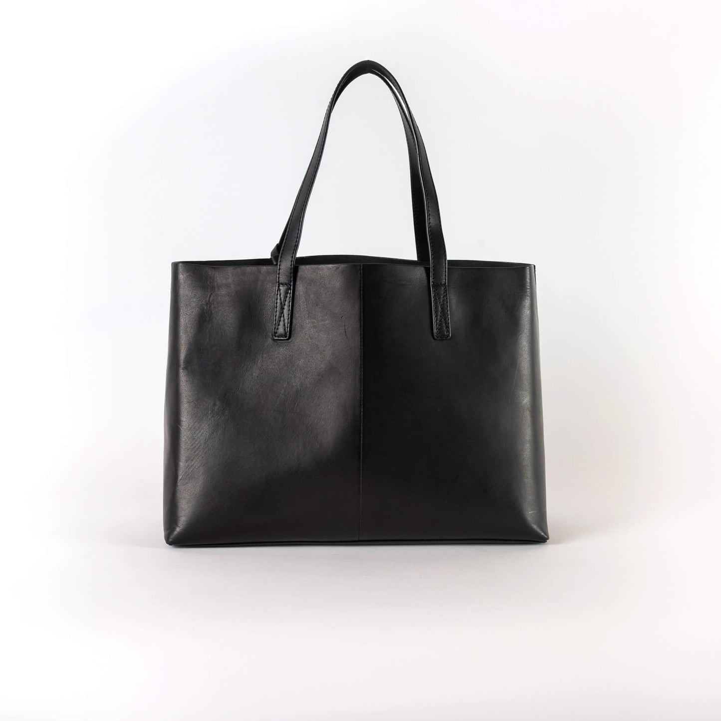 Cabas XL "Sam shopper" cuir - Noir