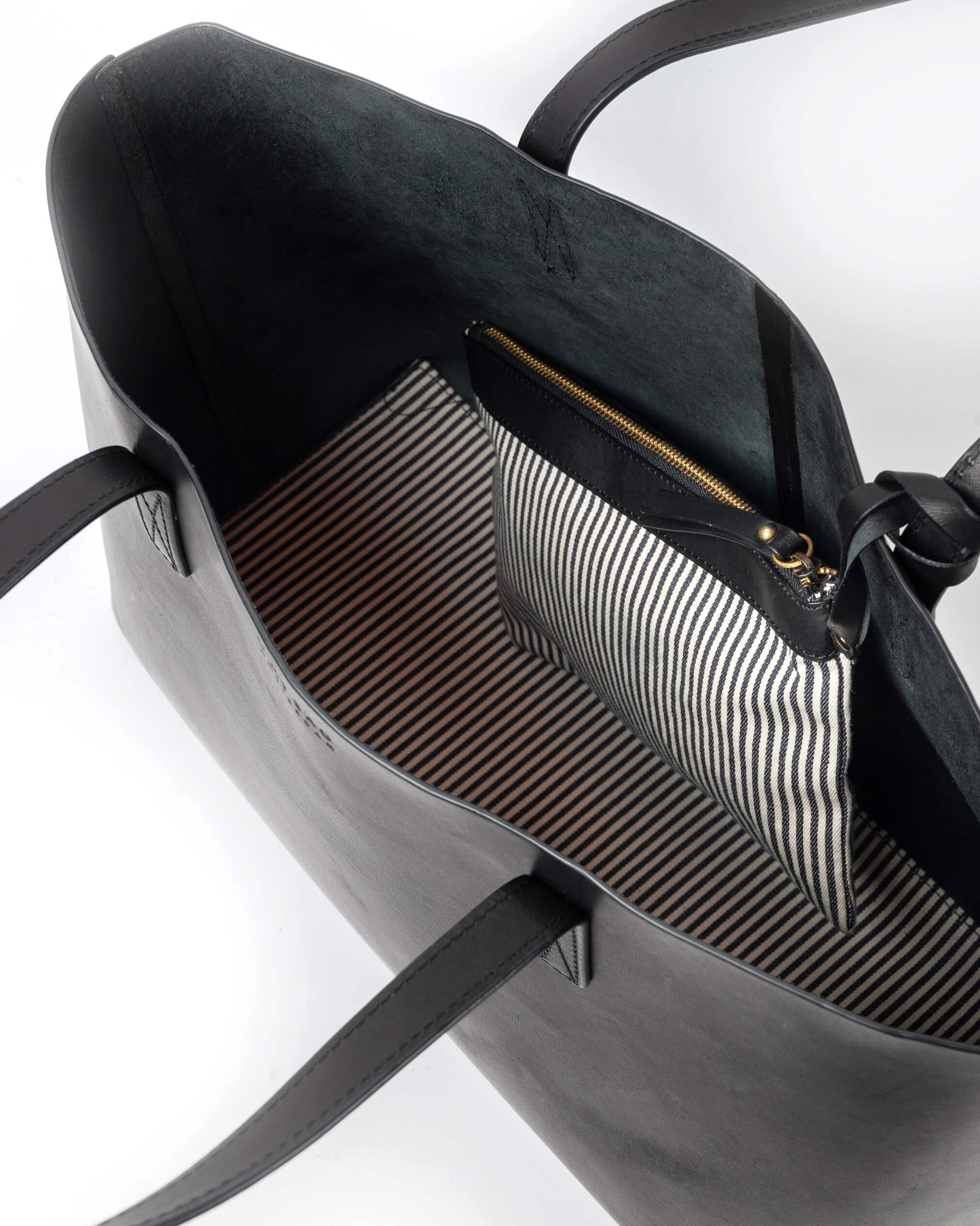 Cabas XL "Sam shopper" cuir - Noir
