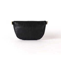 Banane "Milo" cuir - Noir