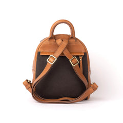 Mini sac à dos "Ivy" cuir - Naturel