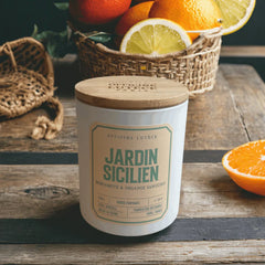 Bougie  "Jardin Sicilien" - Bergamote & Orange sanguine