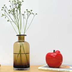 Bougie parfumée "Apple" - Rouge