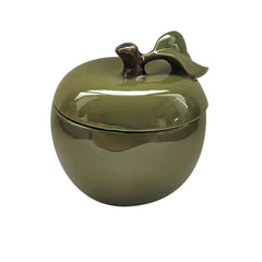 Boîte céramique "Apple" - Kaki