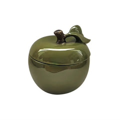 Boîte céramique "Apple" - Kaki