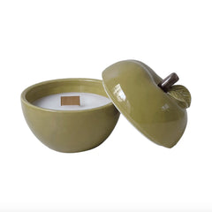 Bougie parfumée "Apple" - Kaki