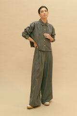 Chemise denim Tencel - Anthracite